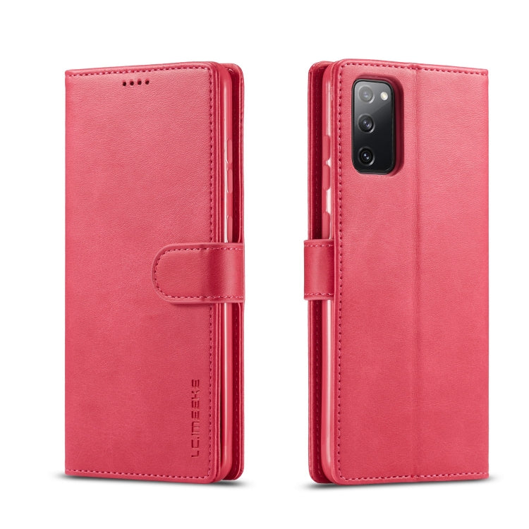 LC.IMEEKE Calf Texture Horizontal Flip Leather Case, with Holder & Card Slots & Wallet & Photo Frame, For Samsung Galaxy S20 FE 5G / S20 Lite