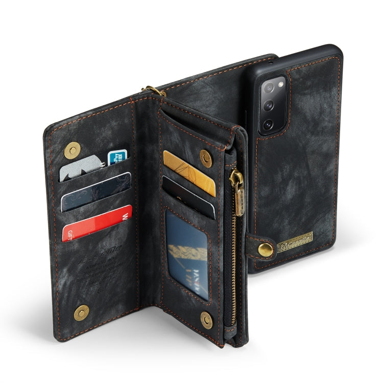 CaseMe 008 Detachable Multifunctional Horizontal Flip Leather Case with Holder & Card Slot & Zipper Wallet & Photo Frame