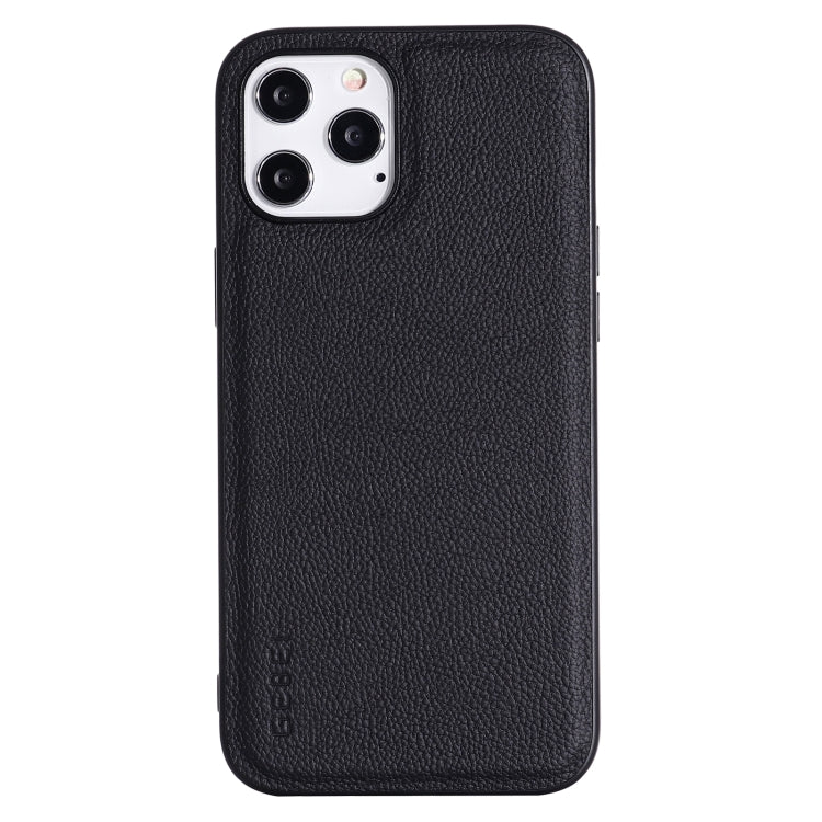 GEBEI Full-coverage Shockproof Leather Protective Case, For iPhone 12 / 12 Pro, For iPhone 12 Pro Max