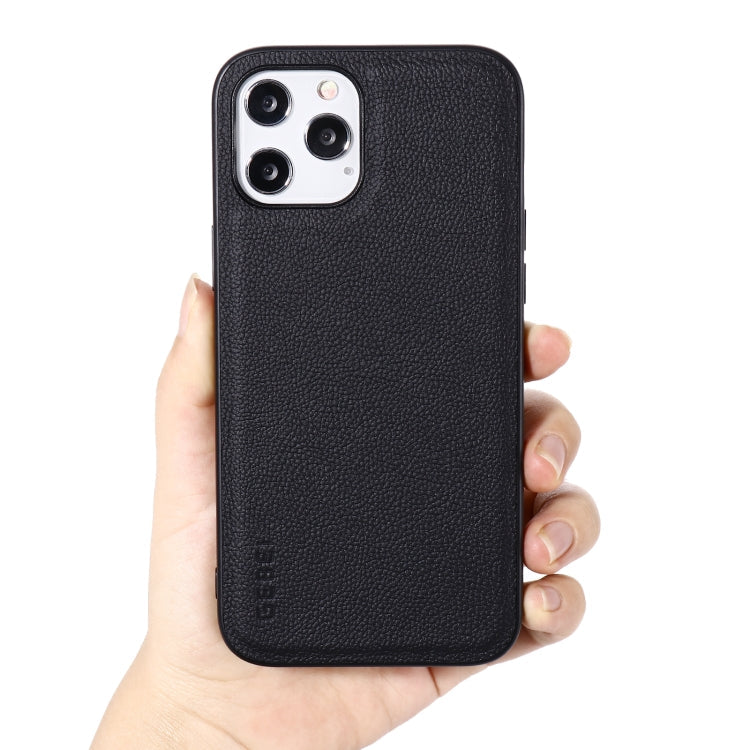 GEBEI Full-coverage Shockproof Leather Protective Case, For iPhone 12 / 12 Pro, For iPhone 12 Pro Max