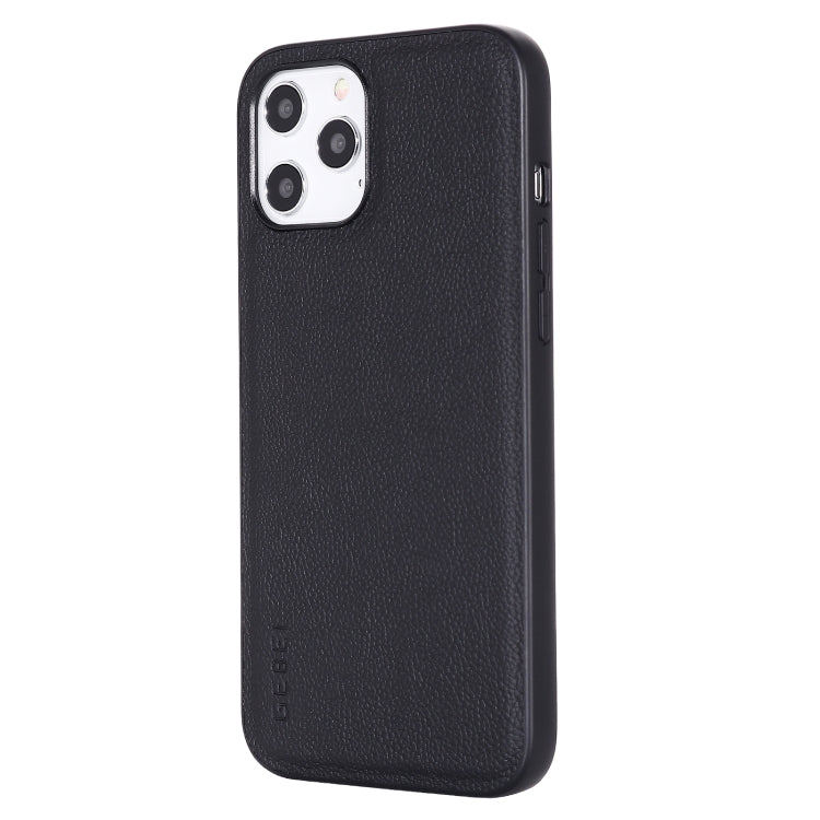 GEBEI Full-coverage Shockproof Leather Protective Case, For iPhone 12 / 12 Pro, For iPhone 12 Pro Max