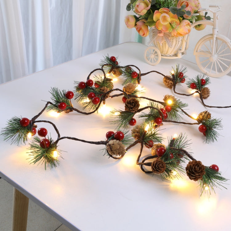 Christmas Pine Needles Colorful Light String Lamp  Length: 2m