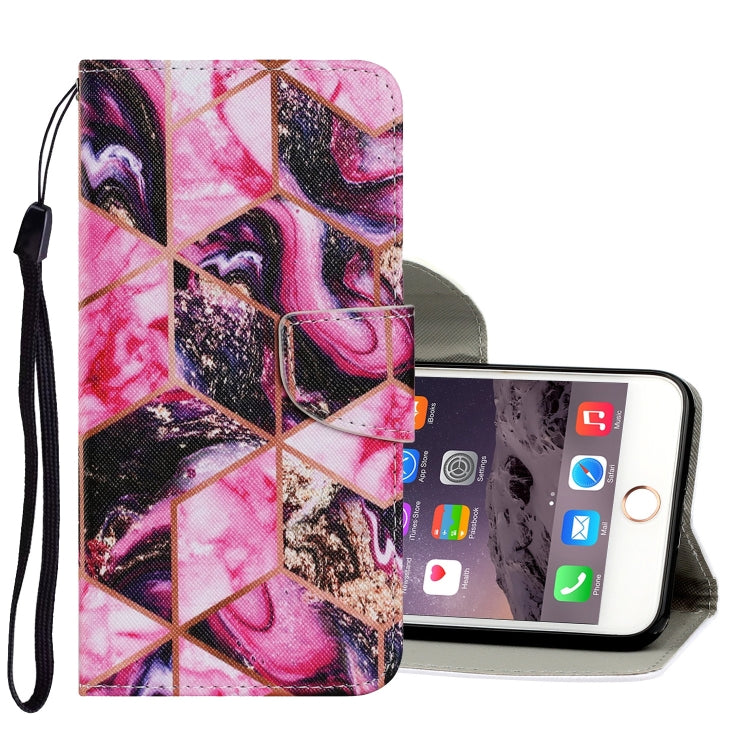 Coloured Drawing Pattern Horizontal Flip PU Leather Case with Holder & Card Slots & Wallet & Lanyard, For iPhone 8 Plus & 7 Plus