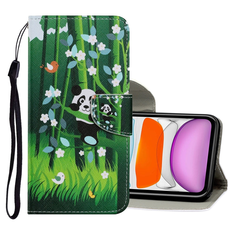 Coloured Drawing Pattern Horizontal Flip PU Leather Case with Holder & Card Slots & Wallet & Lanyard, For iPhone 11