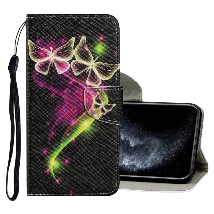 Coloured Drawing Pattern Horizontal Flip PU Leather Case with Holder & Card Slots & Wallet & Lanyard, For iPhone 11 Pro