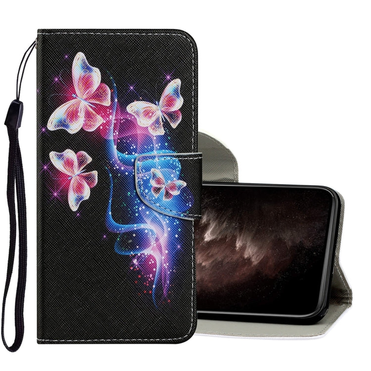 Coloured Drawing Pattern Horizontal Flip PU Leather Case with Holder & Card Slots & Wallet & Lanyard, For iPhone 11 Pro Max