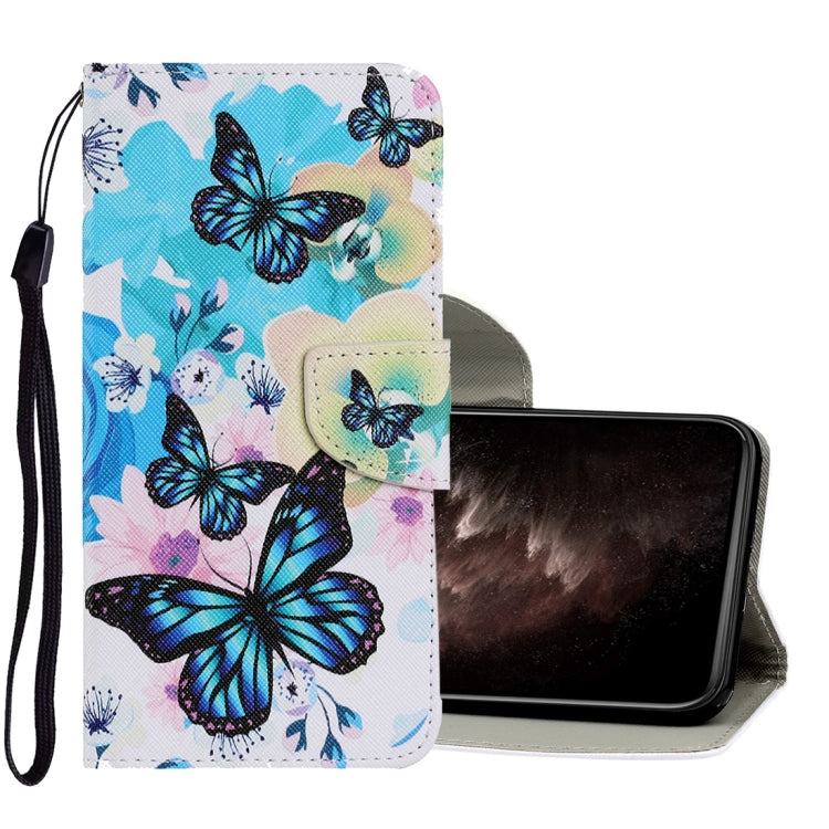 Coloured Drawing Pattern Horizontal Flip PU Leather Case with Holder & Card Slots & Wallet & Lanyard, For iPhone 11 Pro Max