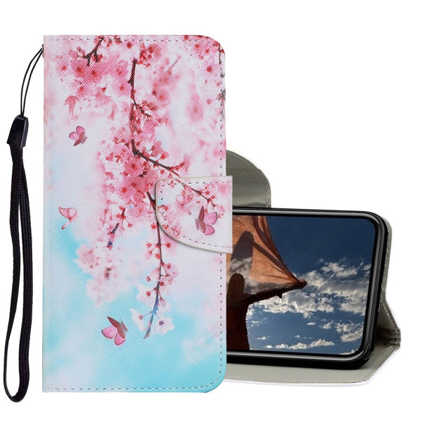 Coloured Drawing Pattern Horizontal Flip PU Leather Case with Holder & Card Slots & Wallet & Lanyard, For iPhone X / XS