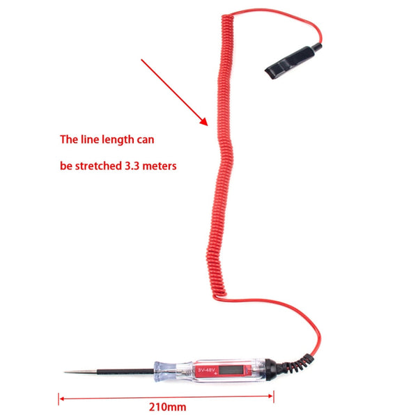 3-48V Digital Display Car Electric Tester