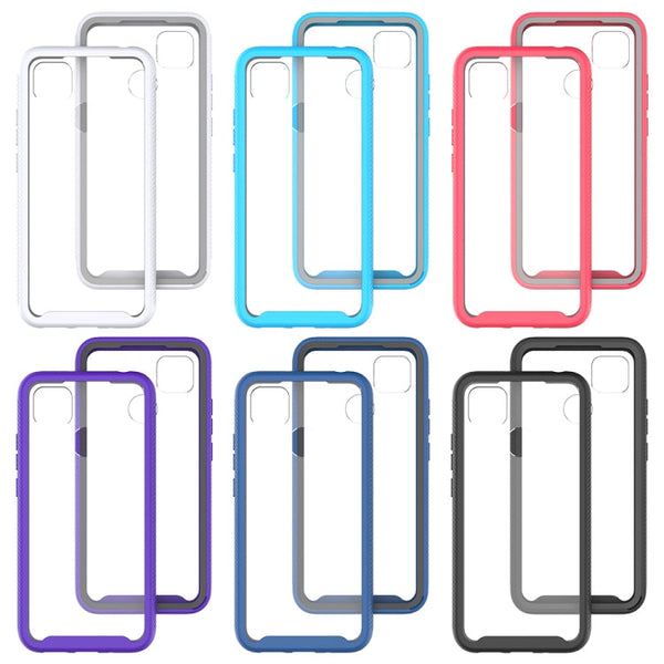 Starry Sky Solid Color Series Shockproof PC + TPU Protective Case