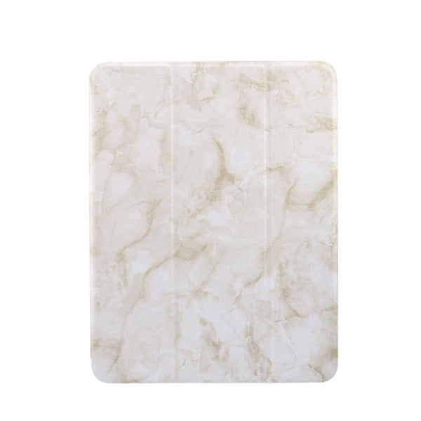 Marble Texture Pattern Horizontal Flip Leather Case, with Three-folding Holder & Sleep / Wake-up