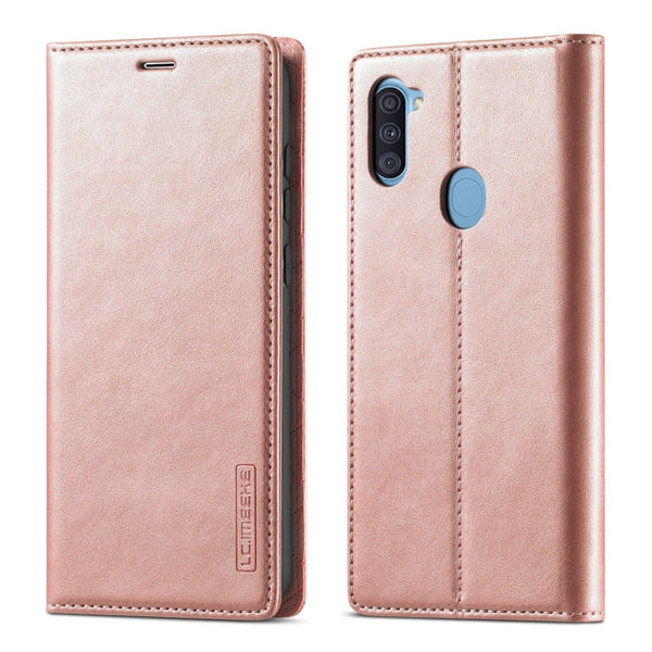 LC.IMEEK Strong Magnetism Ultra-thin Horizontal Flip Shockproof Matte TPU + PU Leather Case with Holder & Card Slots & Wallet, For Samsung Galaxy A11 / M11, For Samsung Galaxy A21s, For Samsung Galaxy A51 / M40s, For Samsung Galaxy A71 / M70s