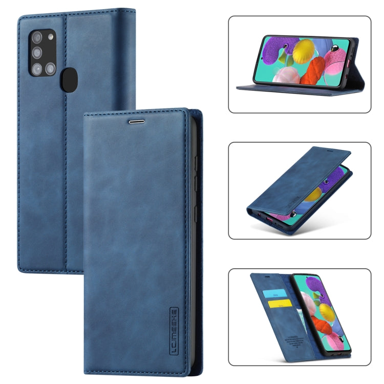 LC.IMEEK Strong Magnetism Ultra-thin Horizontal Flip Shockproof Matte TPU + PU Leather Case with Holder & Card Slots & Wallet, For Samsung Galaxy A11 / M11, For Samsung Galaxy A21s, For Samsung Galaxy A51 / M40s, For Samsung Galaxy A71 / M70s