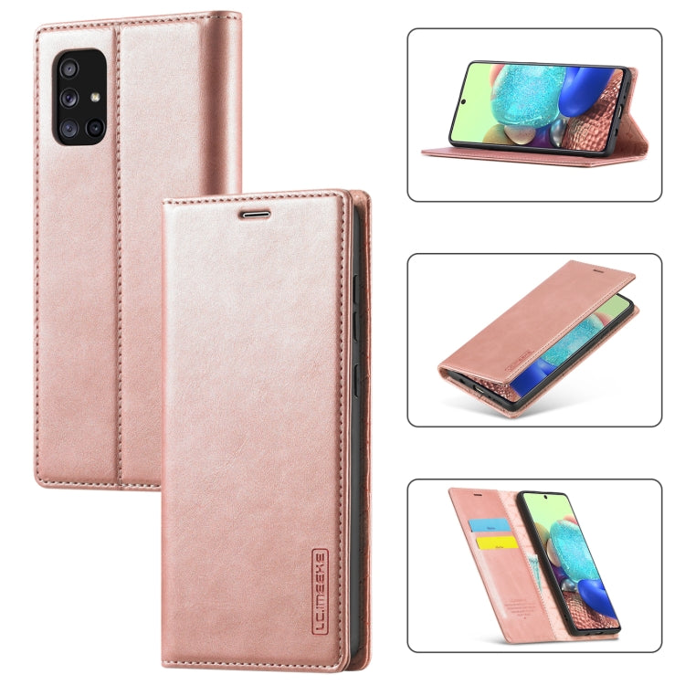 LC.IMEEK Strong Magnetism Ultra-thin Horizontal Flip Shockproof Matte TPU + PU Leather Case with Holder & Card Slots & Wallet, For Samsung Galaxy A11 / M11, For Samsung Galaxy A21s, For Samsung Galaxy A51 / M40s, For Samsung Galaxy A71 / M70s