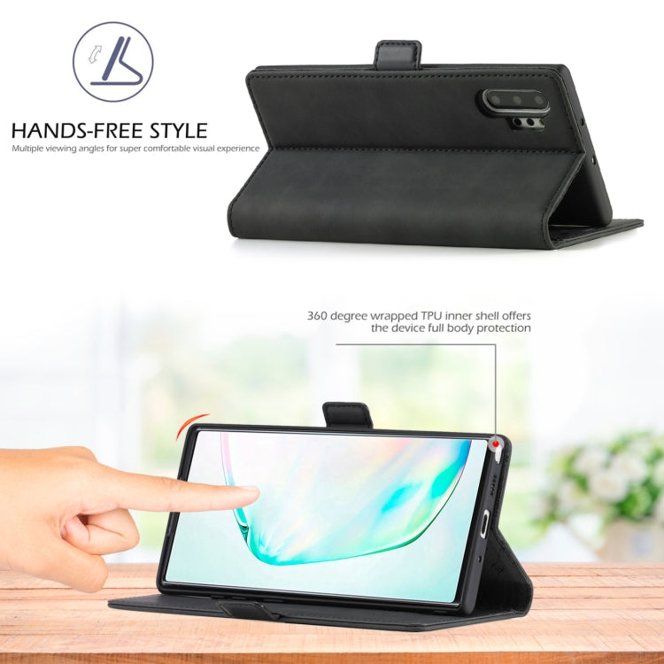 LC.IMEEK Strong Magnetism Ultra-thin Horizontal Flip Shockproof Matte TPU + PU Leather Case with Holder & Card Slots & Wallet, For Samsung Galaxy Note10+, For Samsung Galaxy Note10, For Samsung Galaxy Note20 Ultra, For Samsung Galaxy Note20