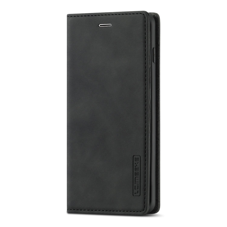 LC.IMEEKE Strong Magnetism Ultra-thin Horizontal Flip Shockproof Matte TPU + PU Leather Case with Holder & Card Slots & Wallet, For Samsung Galaxy S10, For Samsung Galaxy S10+