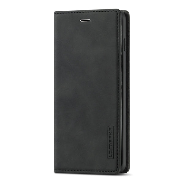 LC.IMEEKE Strong Magnetism Ultra-thin Horizontal Flip Shockproof Matte TPU + PU Leather Case with Holder & Card Slots & Wallet, For Samsung Galaxy S10, For Samsung Galaxy S10+