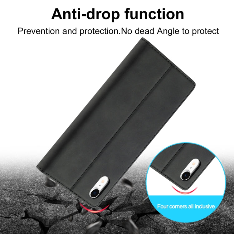 LC.IMEEKE Strong Magnetism Ultra-thin Horizontal Flip Shockproof Matte TPU + PU Leather Case with Holder & Card Slots & Wallet, For iPhone XR, For iPhone XS Max, For iPhone 6 / 6s, For iPhone 6 Plus / 6s Plus