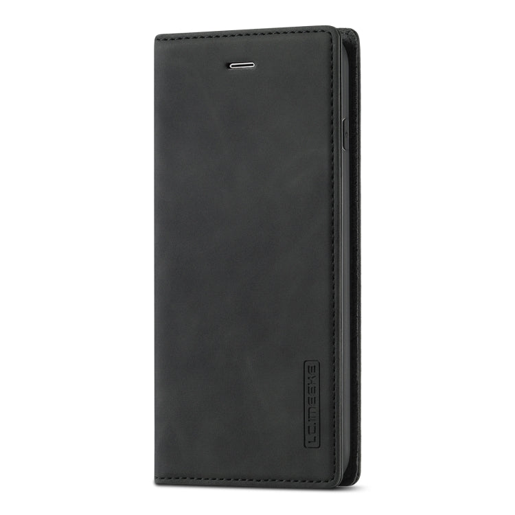 LC.IMEEKE Strong Magnetism Ultra-thin Horizontal Flip Shockproof Matte TPU + PU Leather Case with Holder & Card Slots & Wallet, For iPhone 8 Plus / 7 Plus, For iPhone 11, For iPhone 11 Pro, For iPhone 11 Pro Max