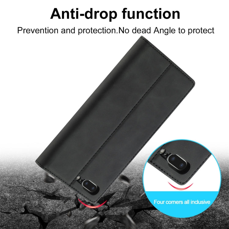 LC.IMEEKE Strong Magnetism Ultra-thin Horizontal Flip Shockproof Matte TPU + PU Leather Case with Holder & Card Slots & Wallet, For iPhone 8 Plus / 7 Plus, For iPhone 11, For iPhone 11 Pro, For iPhone 11 Pro Max