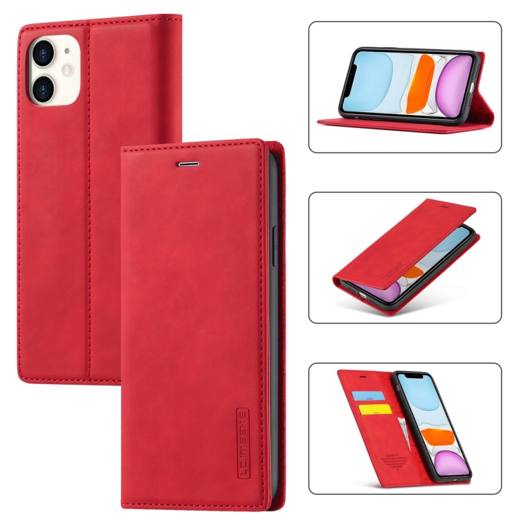 LC.IMEEKE Strong Magnetism Ultra-thin Horizontal Flip Shockproof Matte TPU + PU Leather Case with Holder & Card Slots & Wallet, For iPhone 8 Plus / 7 Plus, For iPhone 11, For iPhone 11 Pro, For iPhone 11 Pro Max