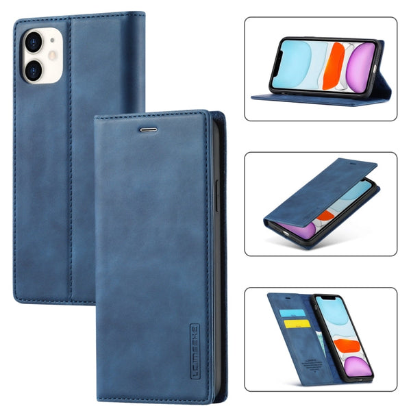 LC.IMEEKE Strong Magnetism Ultra-thin Horizontal Flip Shockproof Matte TPU + PU Leather Case with Holder & Card Slots & Wallet, For iPhone 8 Plus / 7 Plus, For iPhone 11, For iPhone 11 Pro, For iPhone 11 Pro Max