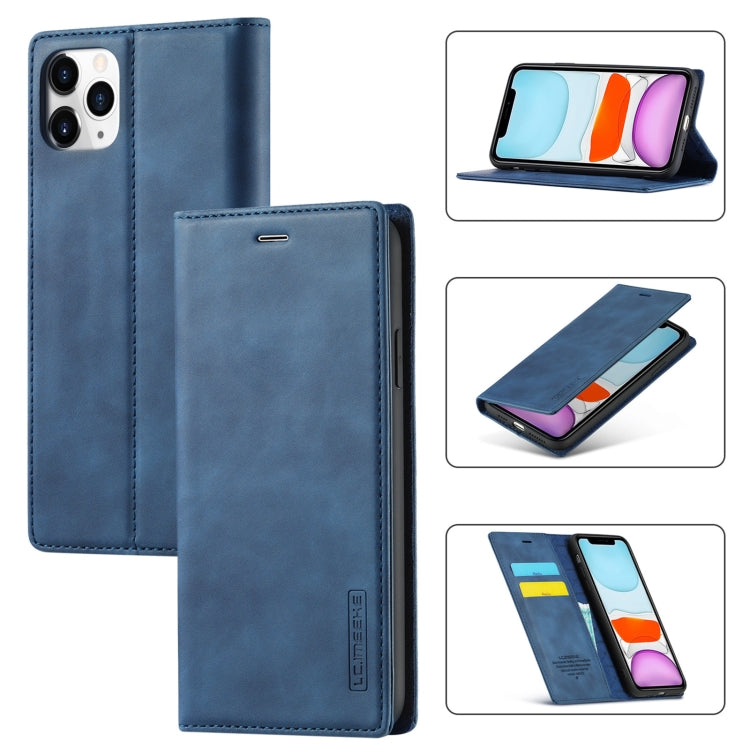 LC.IMEEKE Strong Magnetism Ultra-thin Horizontal Flip Shockproof Matte TPU + PU Leather Case with Holder & Card Slots & Wallet, For iPhone 8 Plus / 7 Plus, For iPhone 11, For iPhone 11 Pro, For iPhone 11 Pro Max