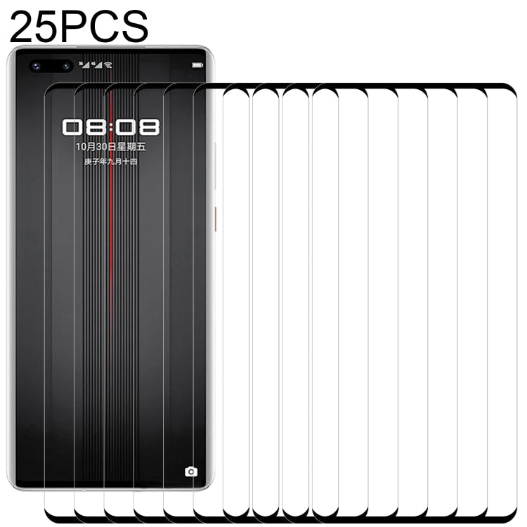 25 PCS 9H 3D HD Curved Edge Tempered Glass Film