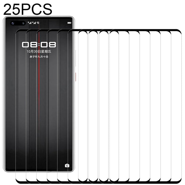 25 PCS 9H 3D HD Curved Edge Tempered Glass Film