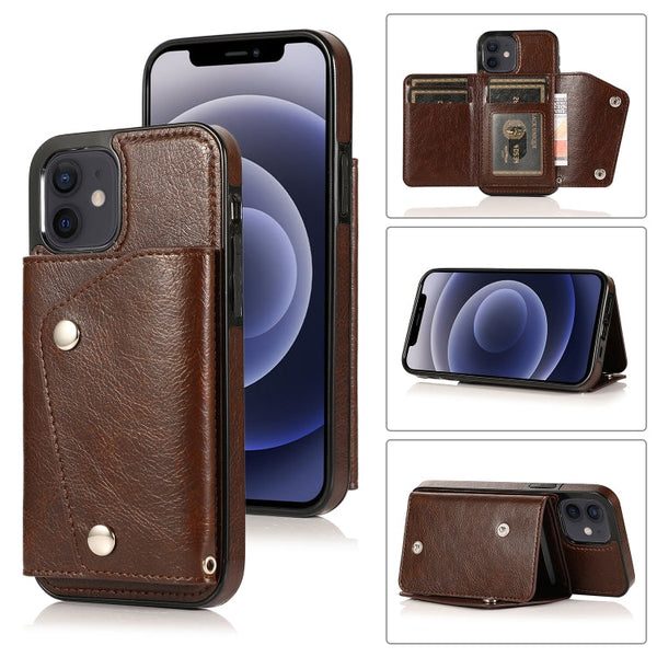 Shockproof PU + TPU Leather Case with Card Slots & Holder & Photo Frame & Wallet & Lanyard, For iPhone 12 mini, For iPhone 12 / 12 Pro, For iPhone 12 Pro Max