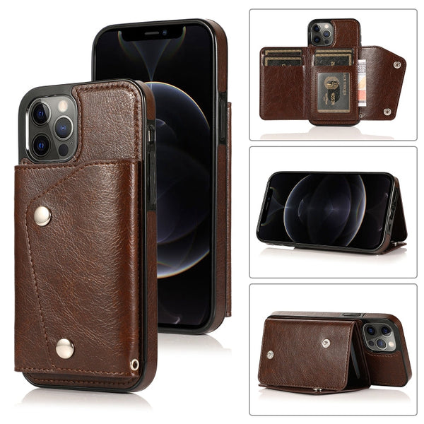 Shockproof PU + TPU Leather Case with Card Slots & Holder & Photo Frame & Wallet & Lanyard, For iPhone 12 mini, For iPhone 12 / 12 Pro, For iPhone 12 Pro Max