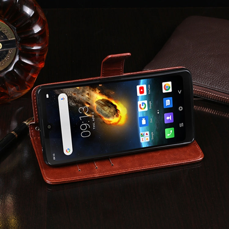 idewei Crazy Horse Texture Horizontal Flip Leather Case with Holder & Card Slots & Wallet, For Blackview BV6900, For Blackview BV9900 Pro, For Cubot Note 20