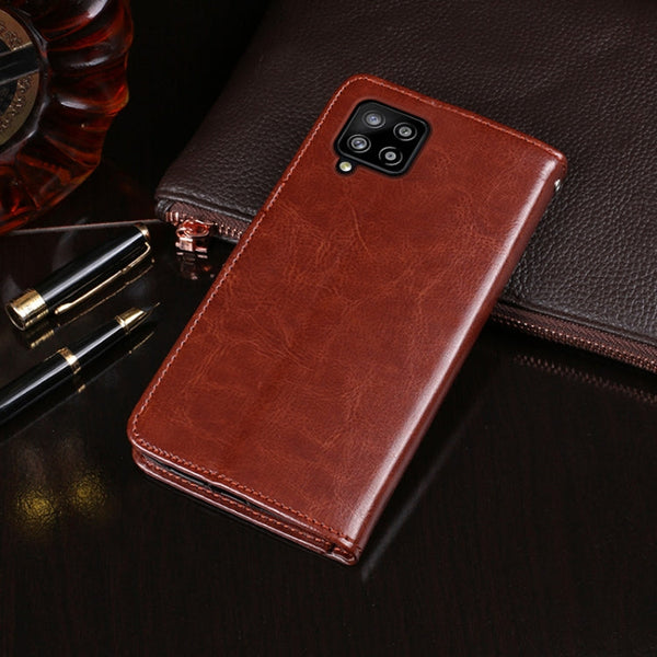 idewei Crazy Horse Texture Horizontal Flip Leather Case with Holder & Card Slots & Wallet, For Samsung Galaxy A42 5G, For Samsung Galaxy M01s, For Samsung Galaxy M31s
