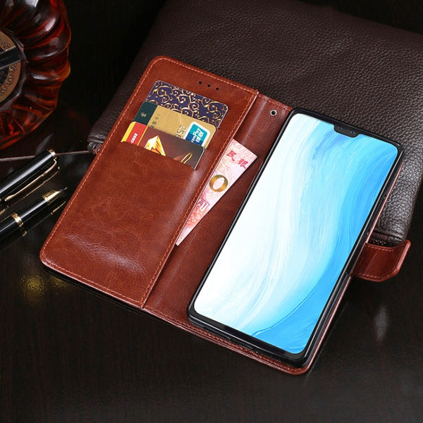 idewei Crazy Horse Texture Horizontal Flip Leather Case with Holder & Card Slots & Wallet, For Vivo V20 Pro, For Vivo V20 SE, For Vivo Y20 2020