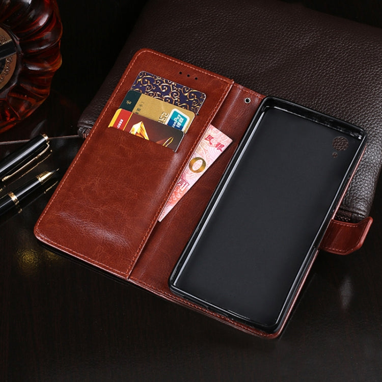 idewei Crazy Horse Texture Horizontal Flip Leather Case with Holder & Card Slots & Wallet, For Vivo Y91C, For Wiko View4 Lite, For Wiko View 5