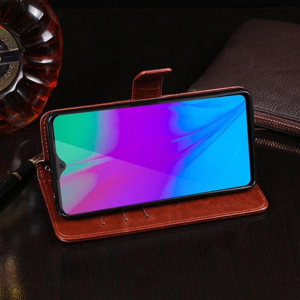 idewei Crazy Horse Texture Horizontal Flip Leather Case with Holder & Card Slots & Wallet, For Vivo Y91C, For Wiko View4 Lite, For Wiko View 5