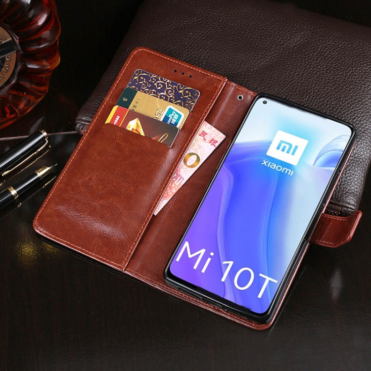 idewei Crazy Horse Texture Horizontal Flip Leather Case with Holder & Card Slots & Wallet, For Xiaomi Mi 10T 5G, For Xiaomi Mi 10T Pro 5G, For Xiaomi Poco C3