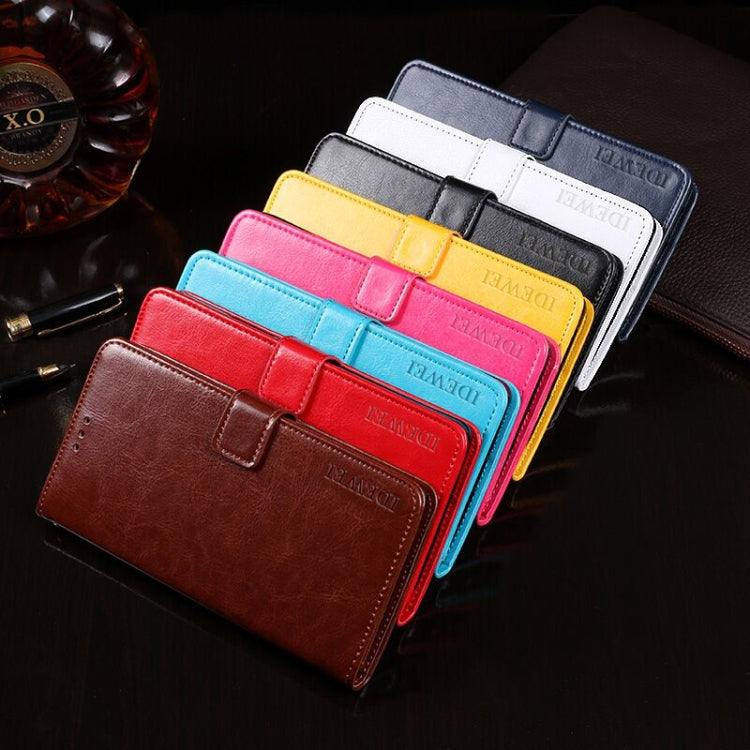 idewei Crazy Horse Texture Horizontal Flip Leather Case with Holder & Card Slots & Wallet, For OPPO Reno4, For OPPO Reno4 Pro, For OPPO Realme 7