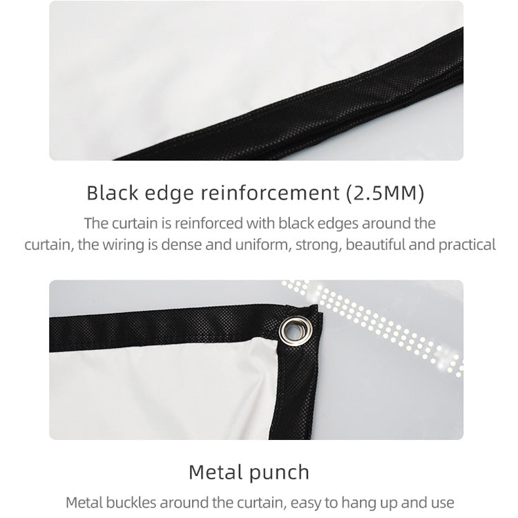 Simple Folding High Density Polyester Projector Film Curtain