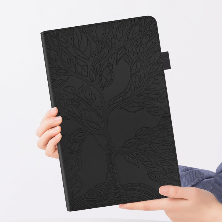 Life Tree Series Horizontal Flip Leather Case with Holder & Card Slots & Pen Slot & Sleep / Wake-up Function