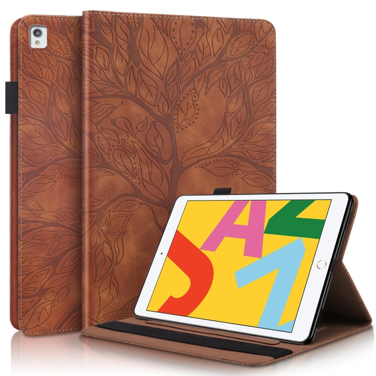 Life Tree Series Horizontal Flip Leather Case with Holder & Card Slots & Pen Slot & Sleep / Wake-up Function