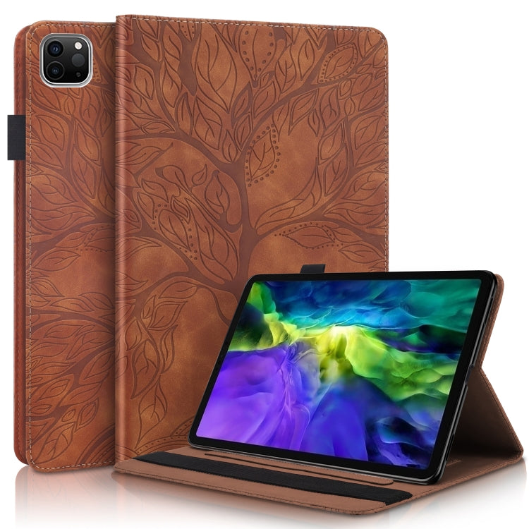 Life Tree Series Horizontal Flip Leather Case with Holder & Card Slots & Pen Slot & Sleep / Wake-up Function