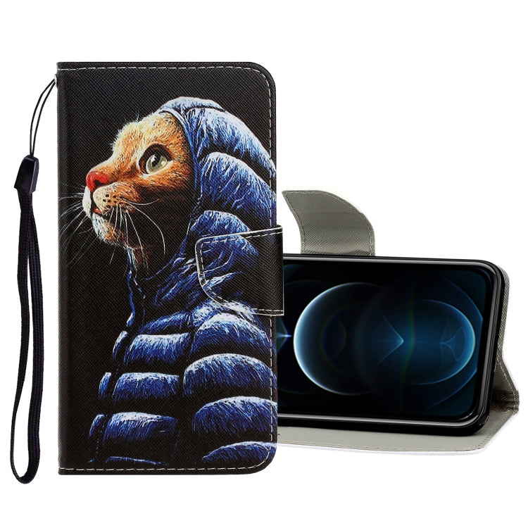 3D Colored Drawing Horizontal Flip PU Leather Case with Holder & Card Slots & Wallet, For iPhone 12 Pro Max