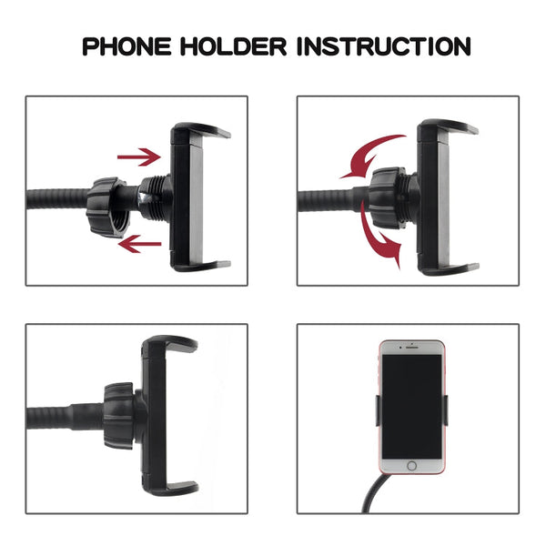 3.5 inch Adjustable Live Broadcast Aluminum Alloy Clip LED Fill Light with Phone Clamp