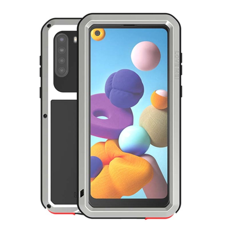 LOVE MEI Metal Shockproof Waterproof Dustproof Protective Case with Glass