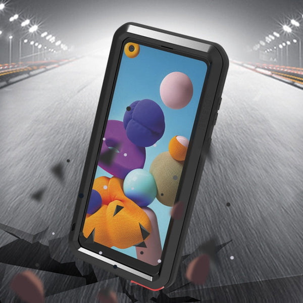 LOVE MEI Metal Shockproof Waterproof Dustproof Protective Case with Glass