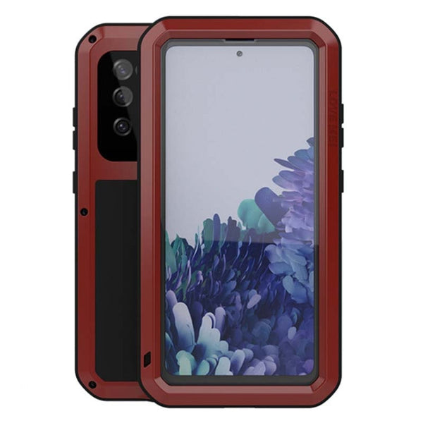 LOVE MEI Metal Shockproof Waterproof Dustproof Protective Case with Glass