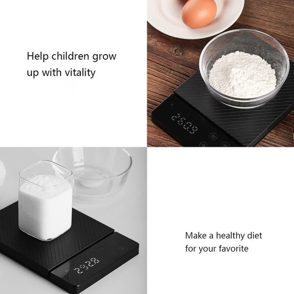 3KG Original Xiaomi Youpin DUKA ES1 Kitchen LCD Digital High-precision Electronic Scale