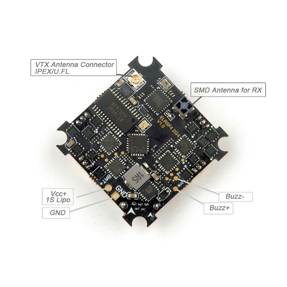 Happymodel ExpressLRS ELRS F4 2.4G Flight Controller AIO 5in1