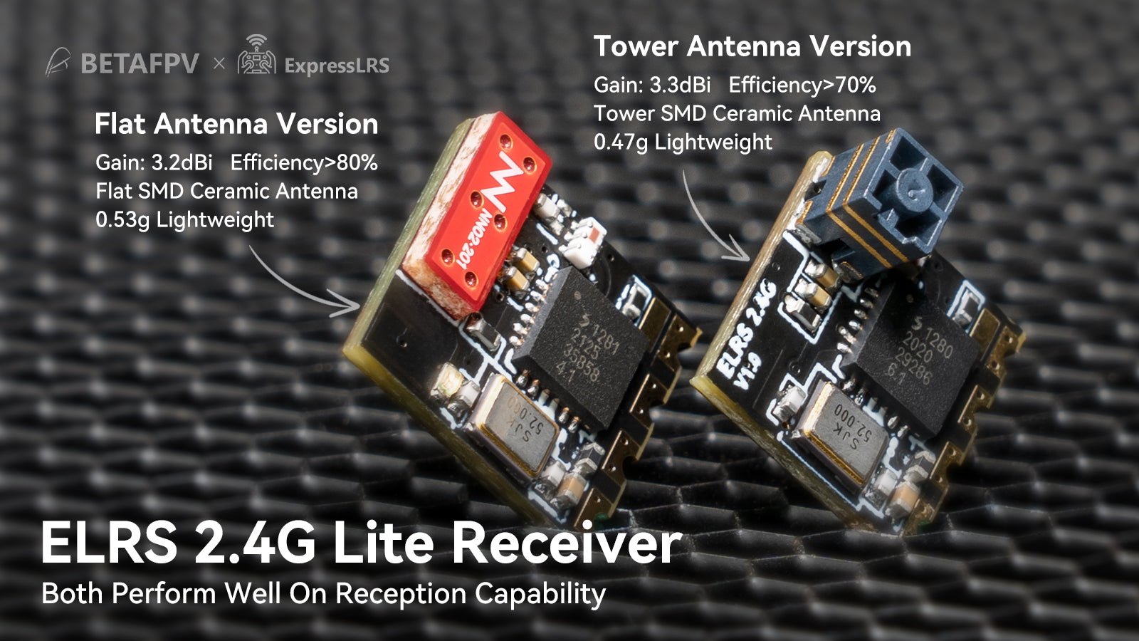 BetaFPV ELRS Lite Receiver 2.4Ghz